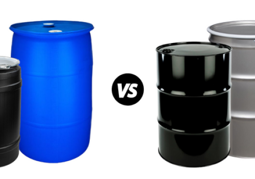 مقایسه بشکه فلزی و بشکه پلاستیکی ۲۲۰ لیتری صادراتی
