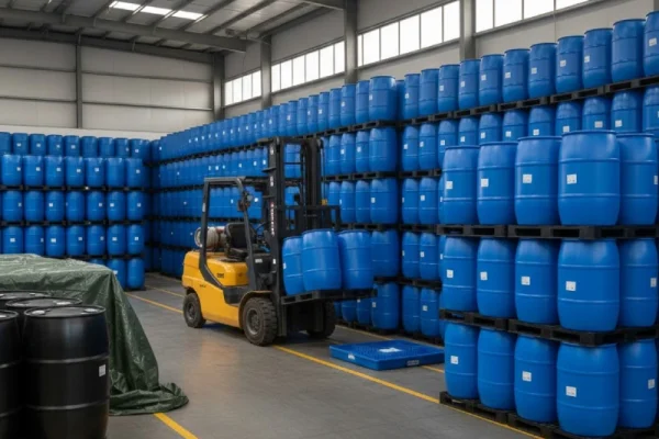 🏭 روش صحیح حمل و انبارداری بشکه های پلاستیکی